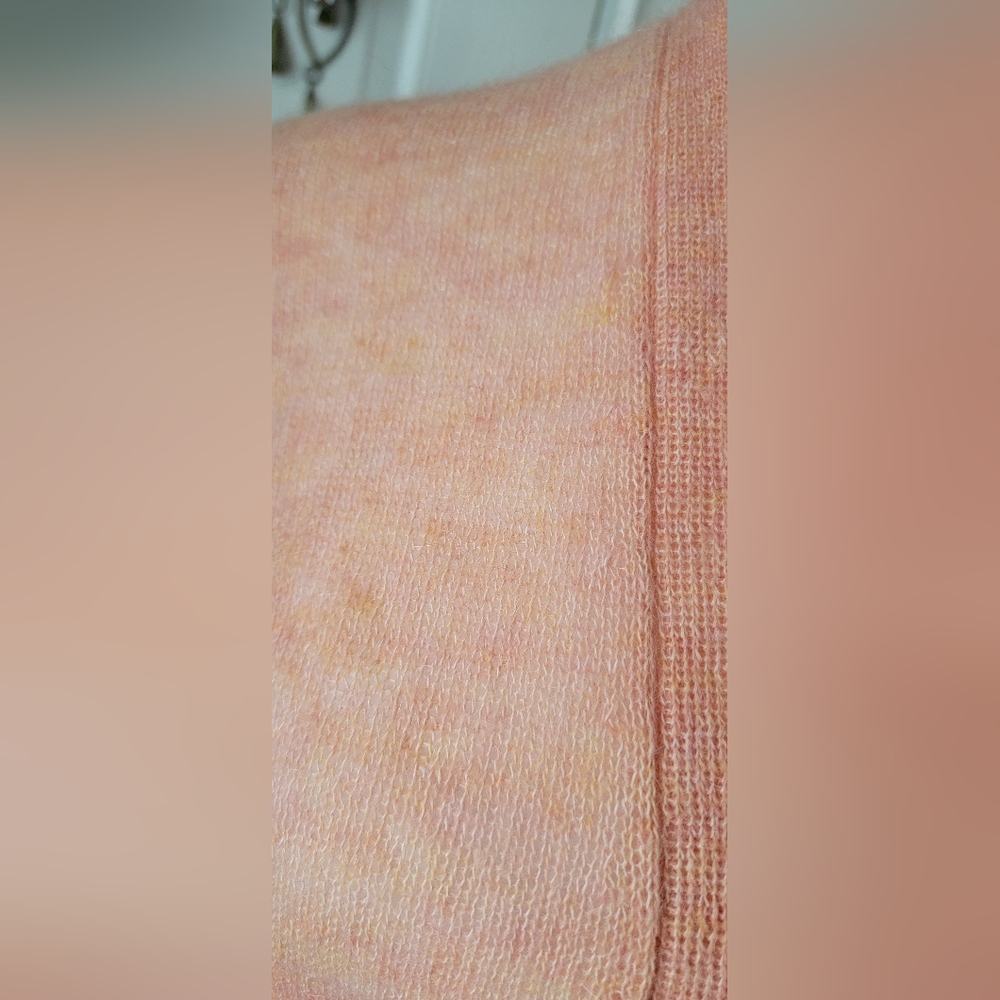 J. Crew Mohair Blend Boyfriend Cardigan Women's S Peach Button Down Long-sleeved - Picture 7 of 13